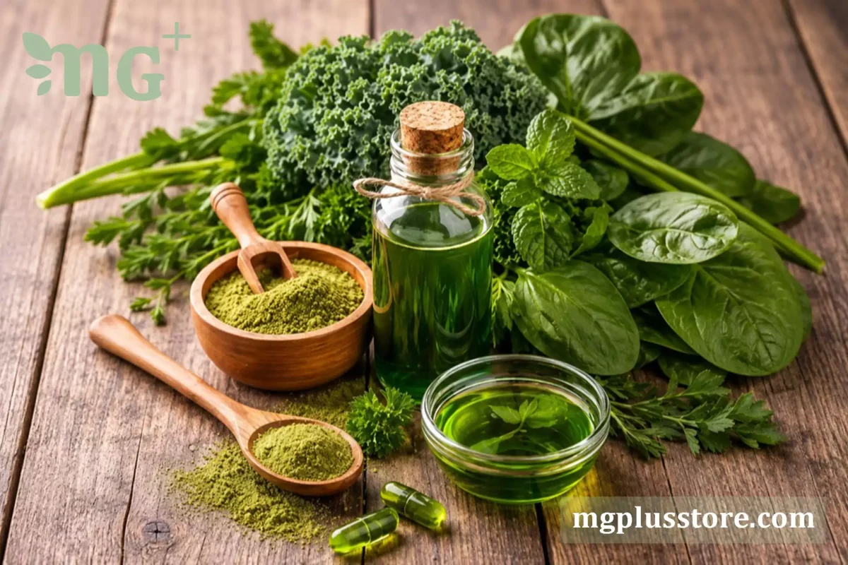 مقایسه خواص کلروفیل در طب سنتی و پزشکی مدرن - ام جی پلاس