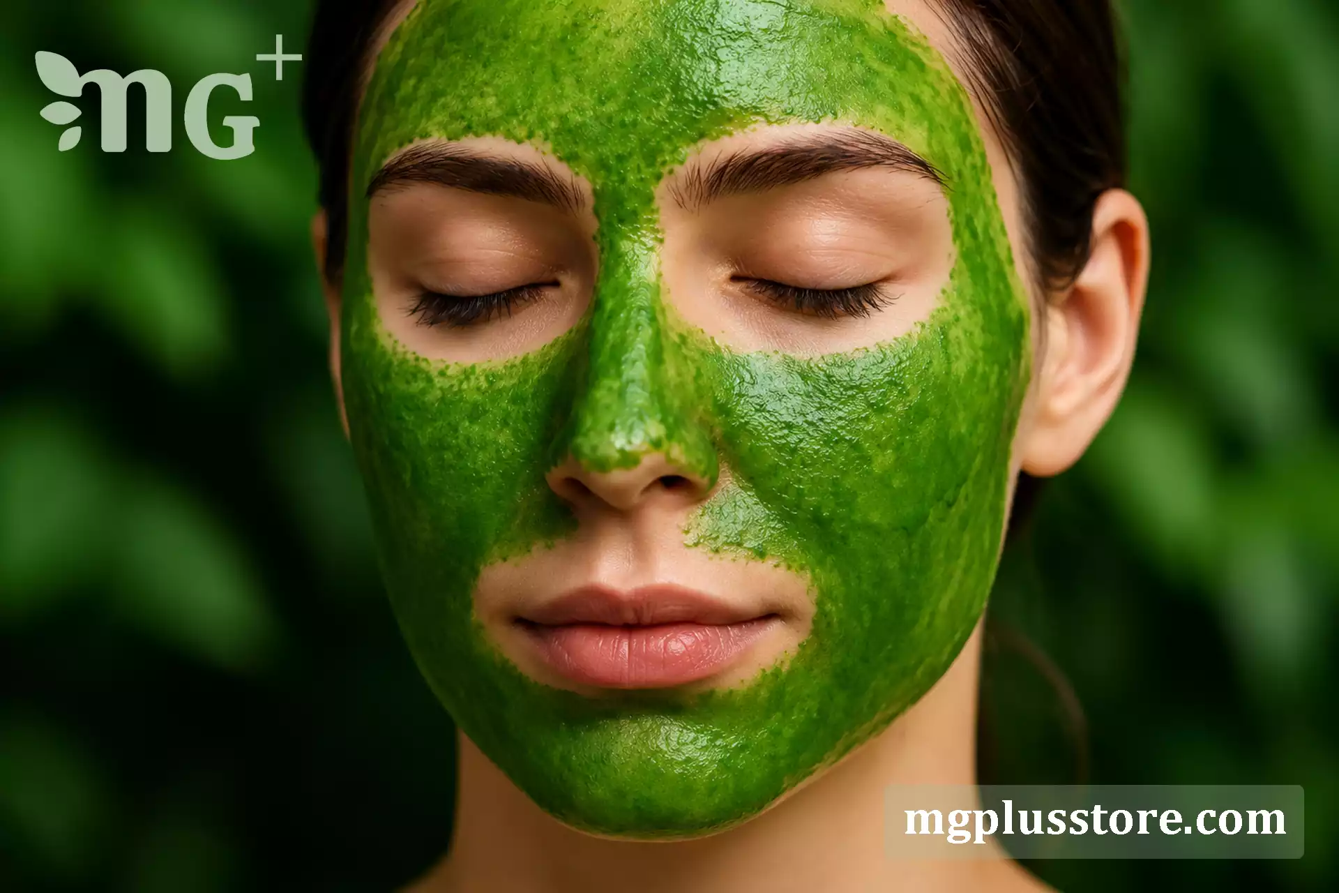 ماسک خانگی کلروفیل مایع برای شفافیت و سلامت پوست صورت - ام جی پلاس