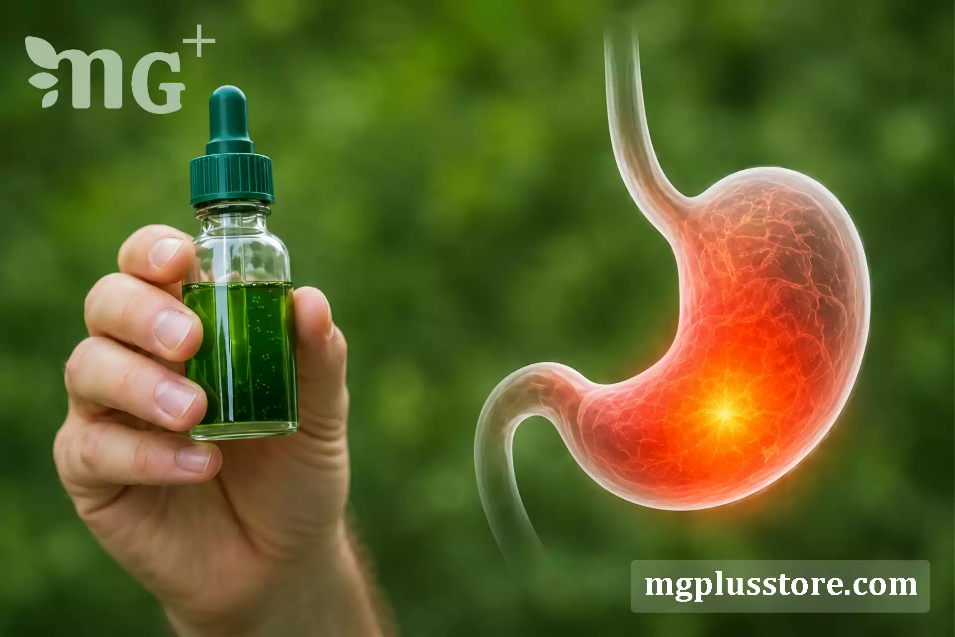 تأثیر کلروفیل بر دستگاه گوارش؛ بررسی ایمنی و خواص معده